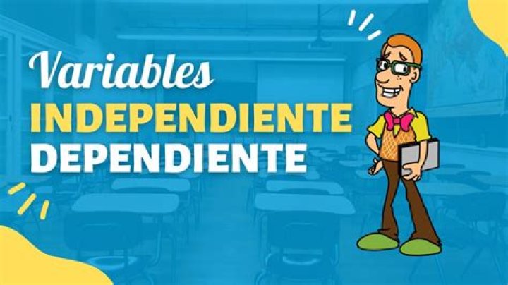 ¿Dónde se presentan las variables dependientes y las variables independientes