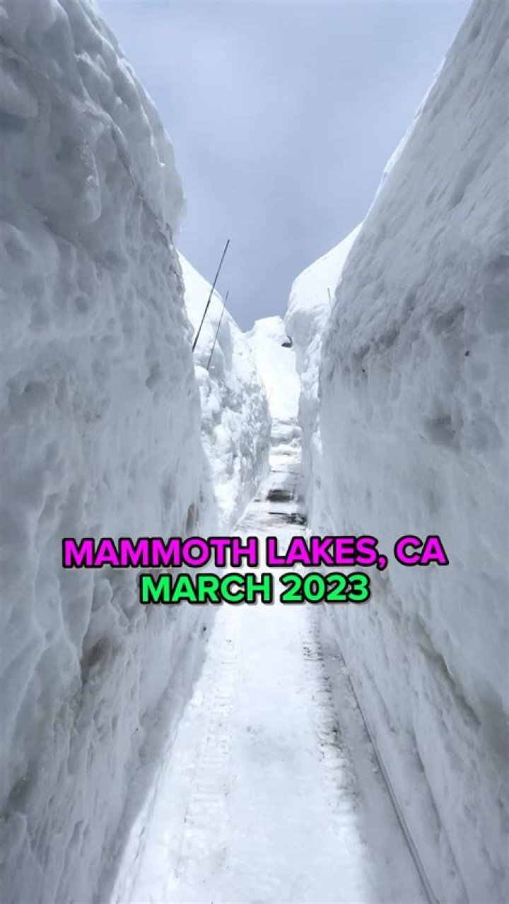 Has Mammoth Lakes got snow