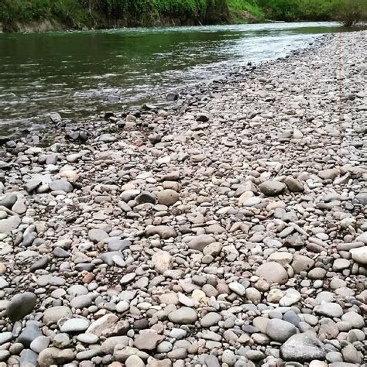 How are river rocks formed