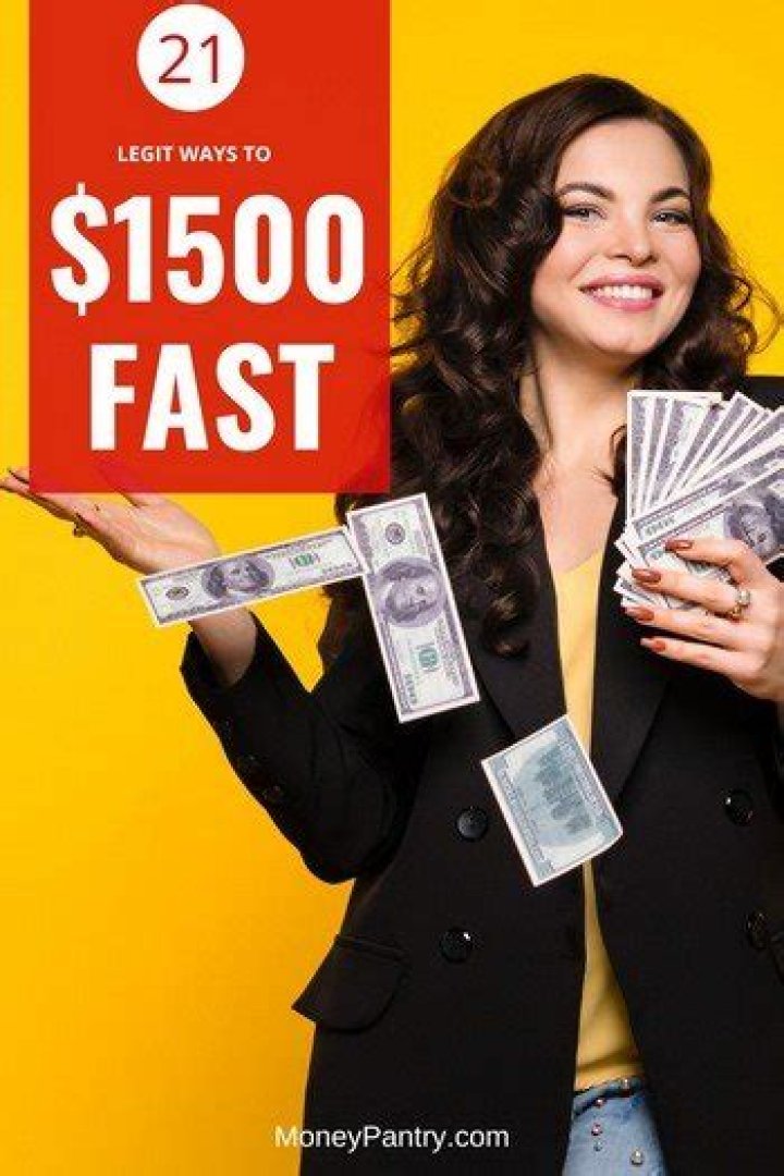 How can I make $1500 fast