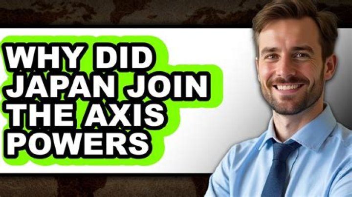 How did Japan join the Axis powers