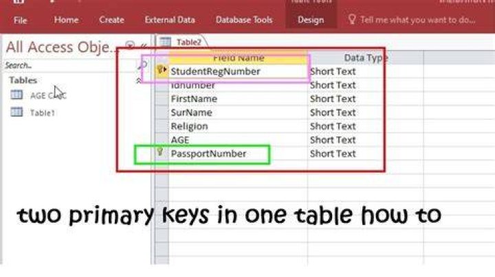 How do I add a primary key to an existing table