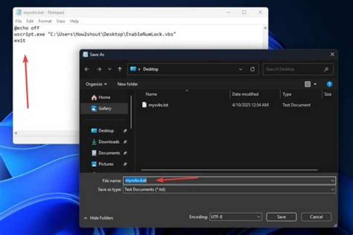 How do I create a VBS file