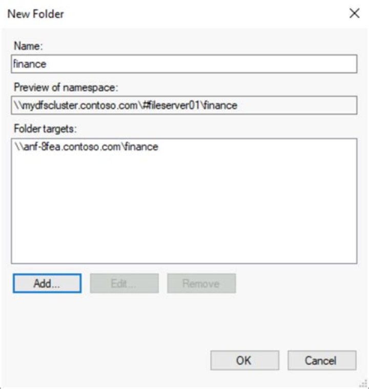 How do I find the DFS root