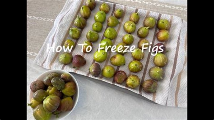 How do I freeze fresh figs