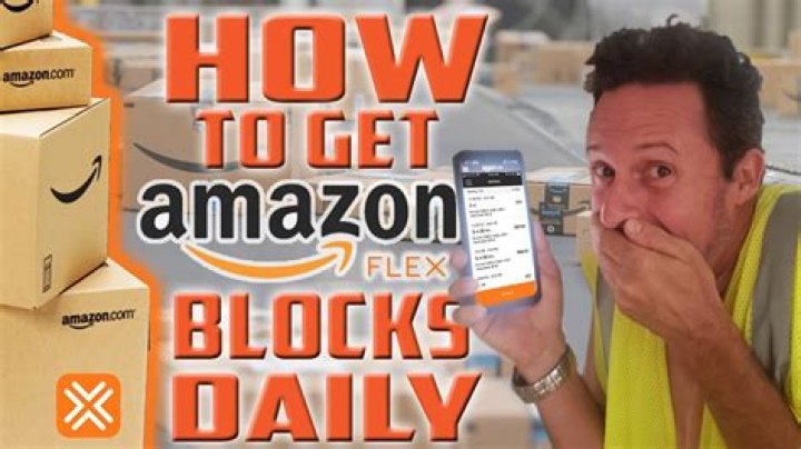 How do I get more blocks on Amazon Flex