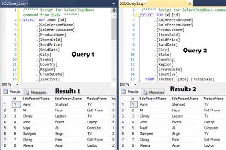 How do I get query of view in SQL Server
