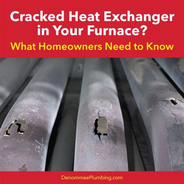 How do I know if my furnace heat exchanger is cracked