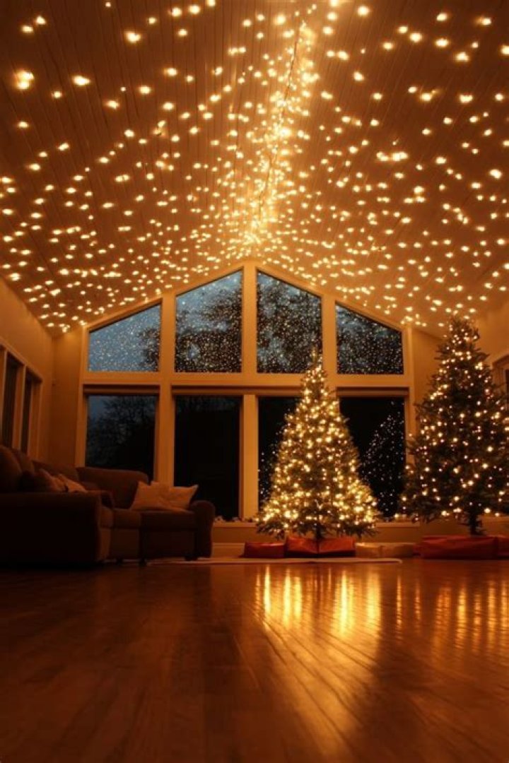 How do I put Christmas lights on Pinterest
