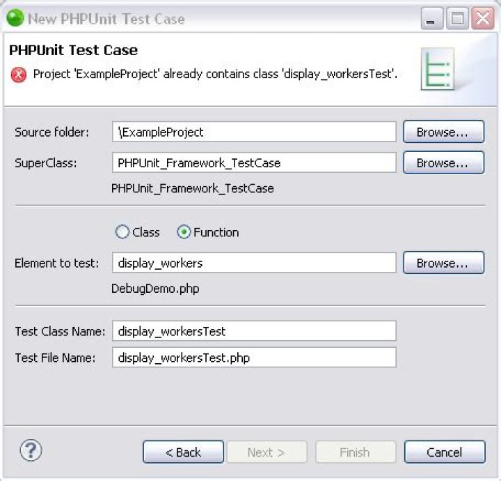 How do I run a PHPUnit test