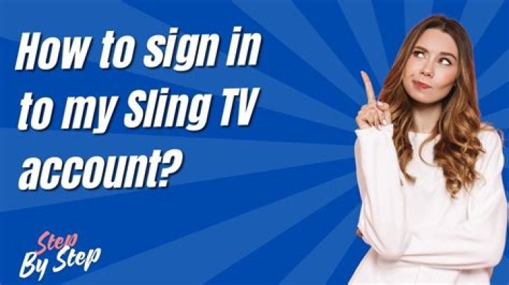 How do I update my sling TV account