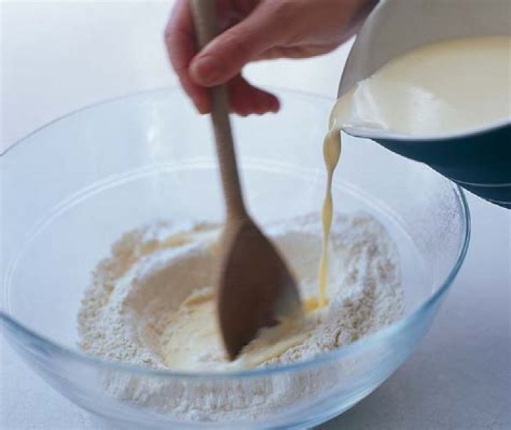 How do you blend in baking