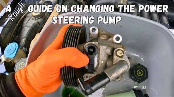 How do you change a power steering pump belt