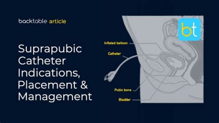 How do you change a suprapubic catheter