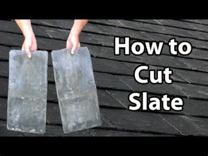 How do you cut roof slates