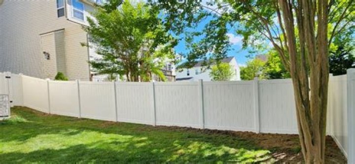 How do you fix a hole in a white vinyl fence