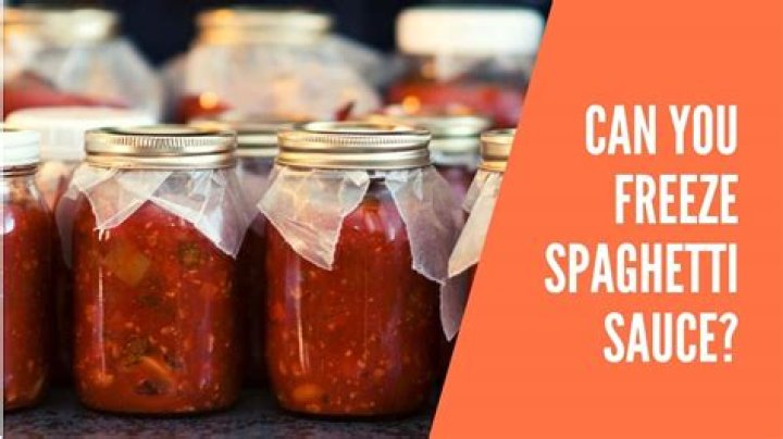 How do you freeze homemade spaghetti sauce