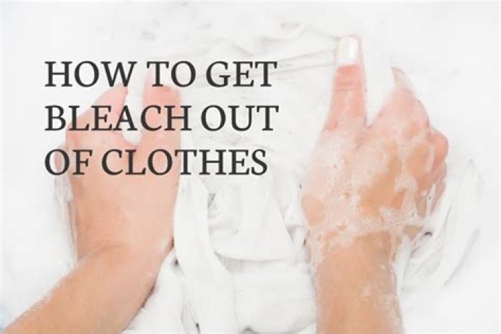 How do you get bleach out of a green shirt