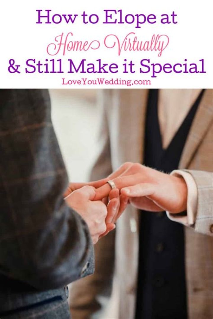 How do you make eloping special