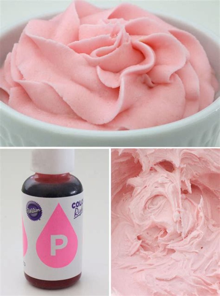 How do you make pastel pink frosting
