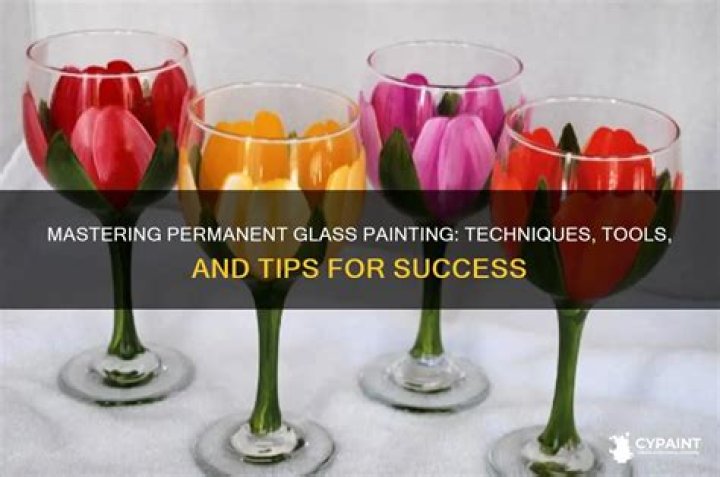 How do you permanently paint on glass