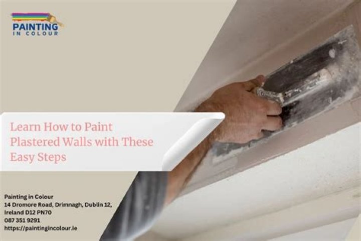 How do you prepare a plastered wall for painting