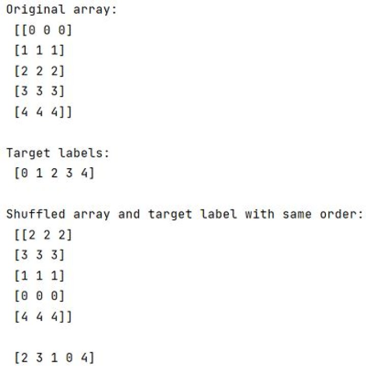 How do you randomly shuffle an array