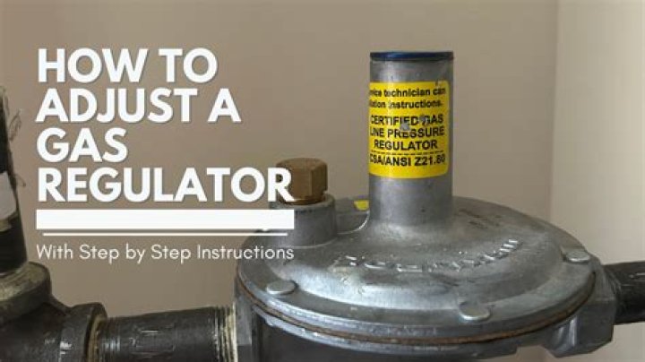 How do you reset the regulator on a propane tank