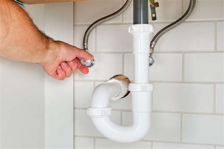 How do you turn off the water under the kitchen sink