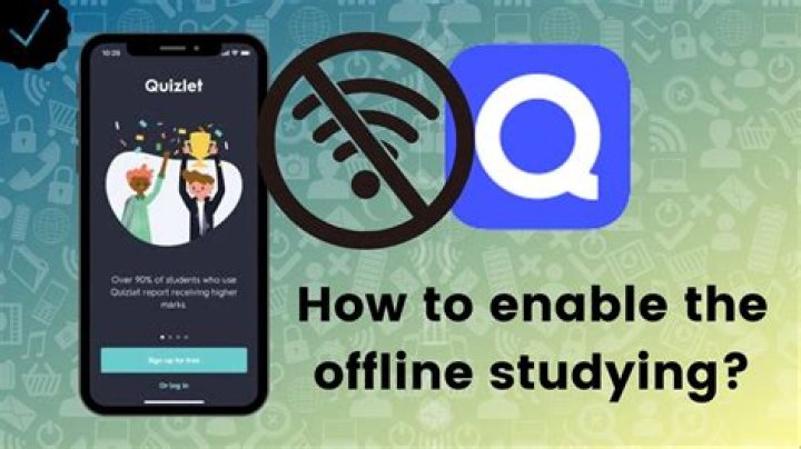 How do you use free quizlet offline
