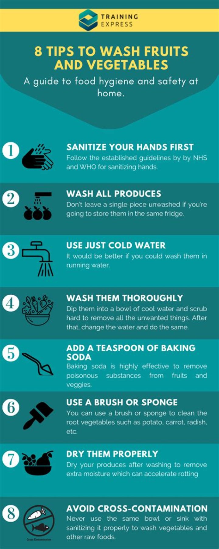How do you wash fruits and vegetables when pregnant