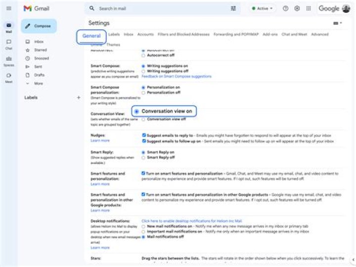 How does email threading work