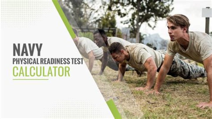 How is Navy PRT score calculated