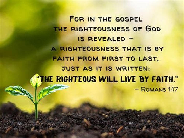 How is righteousness related to faith