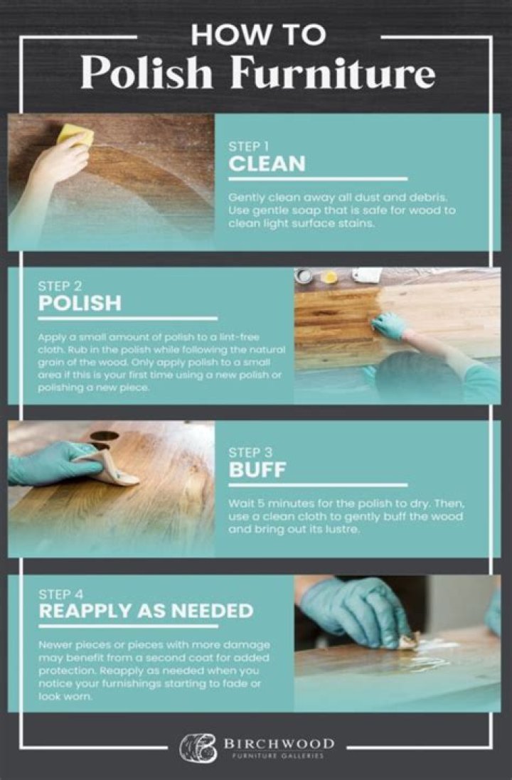 How long does it take for Old English furniture polish to dry