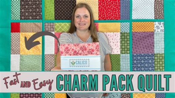 How many charm packs do I need for a lap quilt