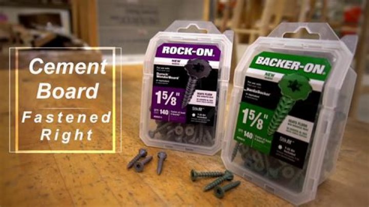 How many screws do you need for backer board