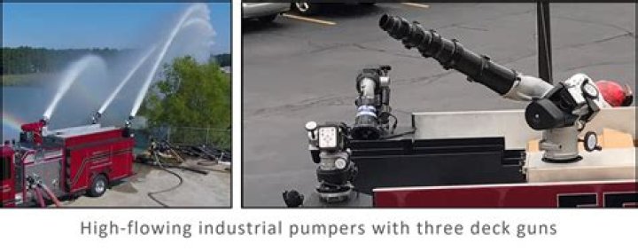 How much GPM is a deck gun