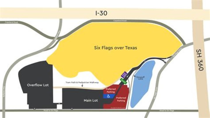How much is Six Flags Fiesta Texas parking