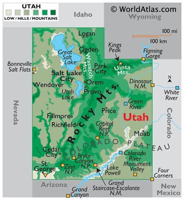 How much of Utah is forest