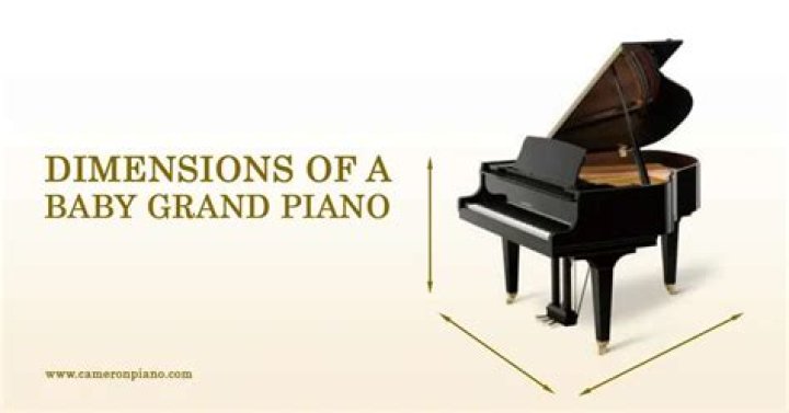How should a baby grand piano be placed in a room