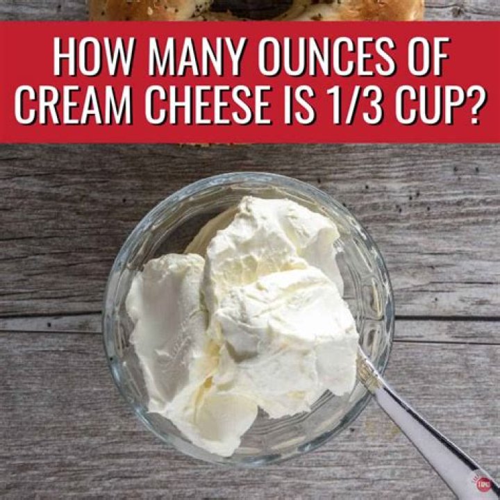 Is 8 oz cream cheese 1 cup