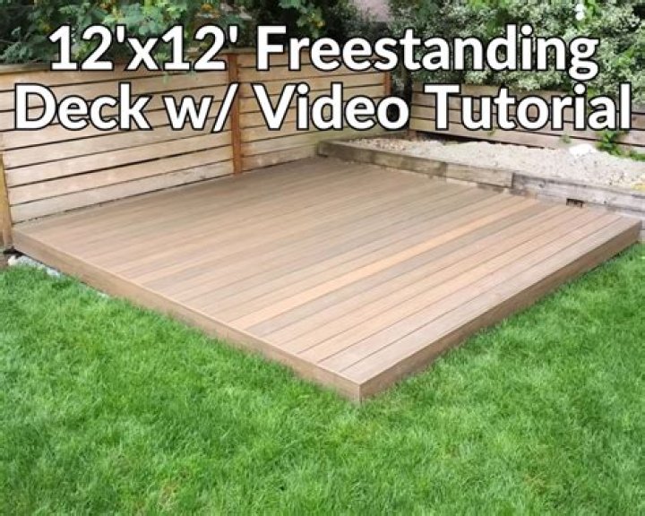 Is a 12×12 deck big enough