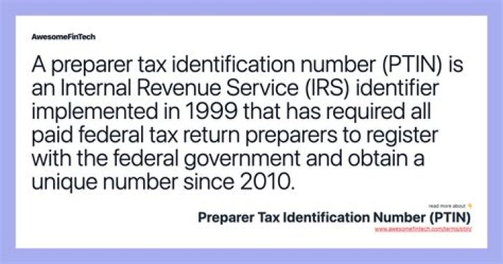 Is a PTIN required to represent a taxpayer before the IRS