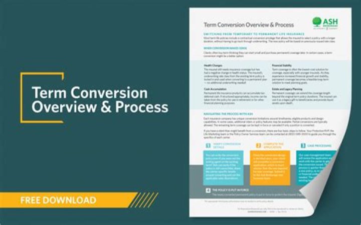 Is a term conversion a replacement