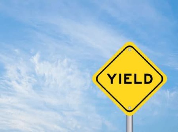 Is a yield sign yellow