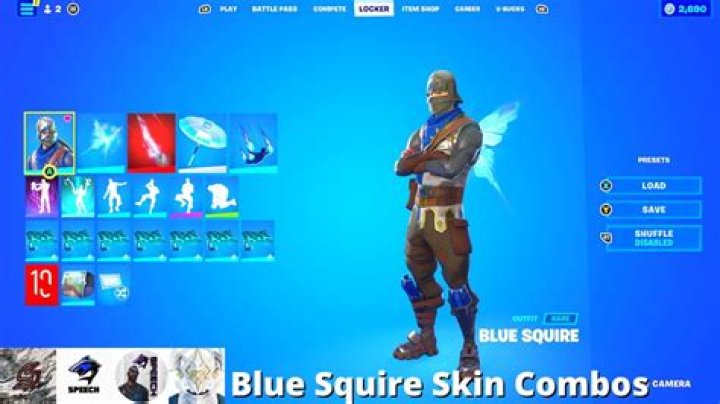 Is Blue Squire a rare skin