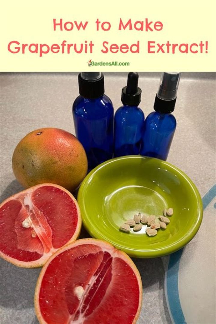 Is grape seed extract the same as grapefruit seed extract