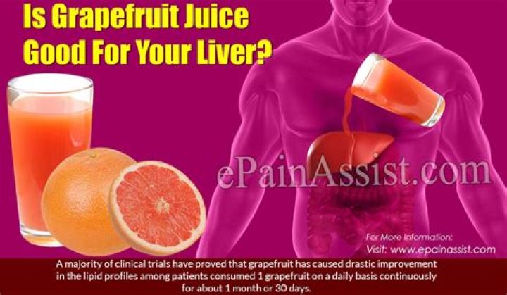 Is Grapefruit Juice Good for liver