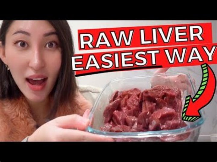 Is it safe to eat raw liver